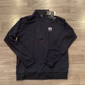 New Travis Mathew Half Zip Zachary Jacket w Pebble Logo